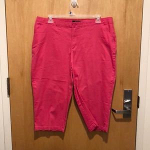 Pink Jean Capris